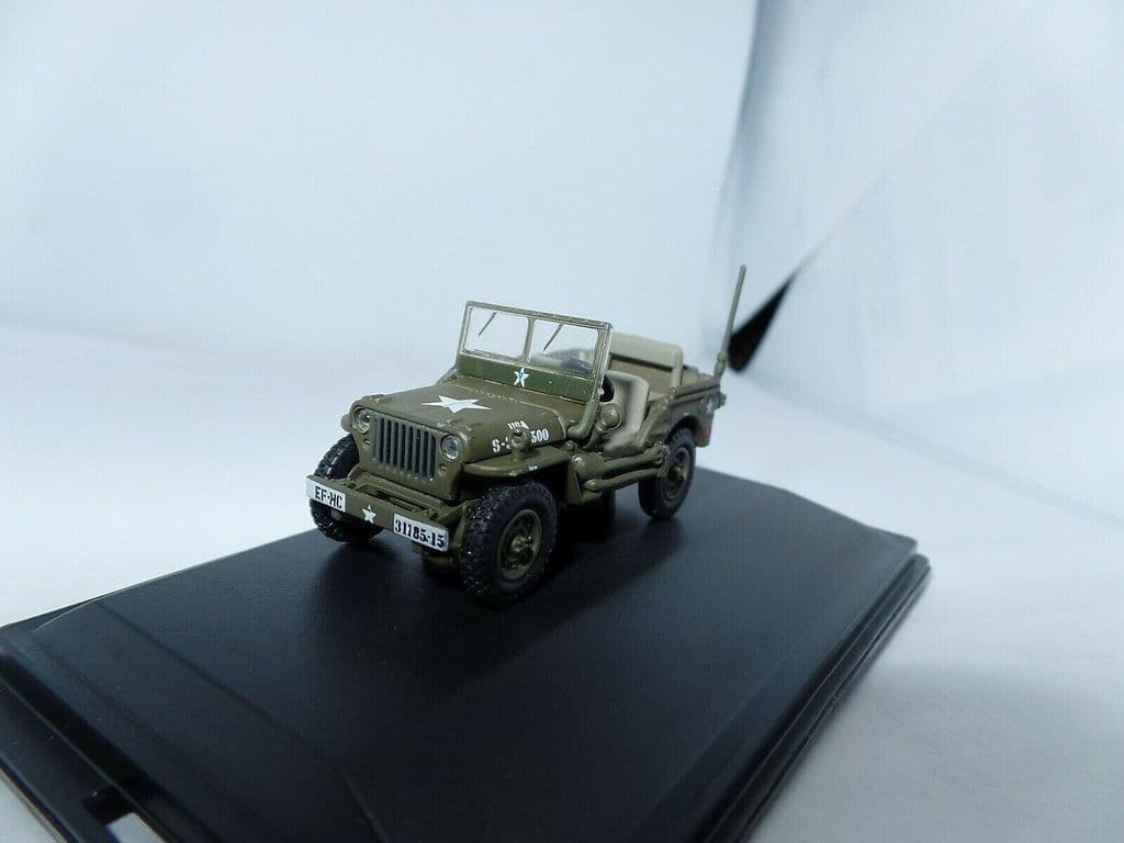 76WMB003 Oxford Diecast 1:76 Scale Willys MB US Army 